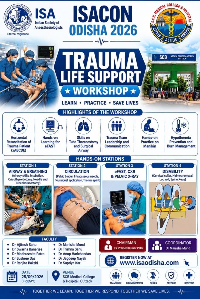 Trauma Life Support Workshop poster